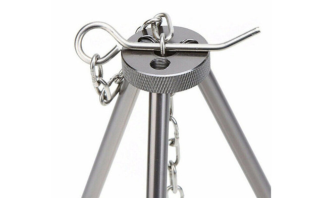 Image of $44.53 for a Portable Campfire Cooking Tri-Stand (an $85.49 Value)