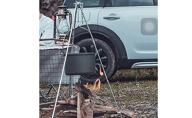 Image of $44.53 for a Portable Campfire Cooking Tri-Stand (an $85.49 Value)