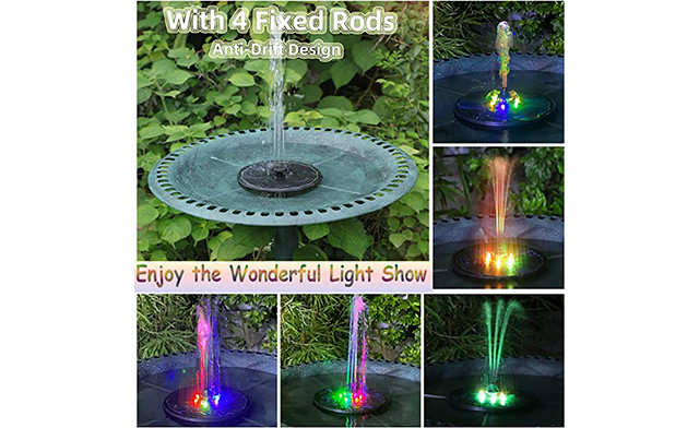 Image of $38.49 for an LED Solar Fountain Pump (an $85 Value)