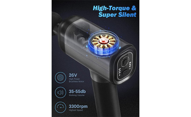 Image of $27.49 for a Deep Tissue Massage Gun (a $94.99 Value)