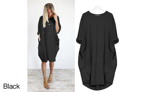 Image of $23.85 for a Women's Oversized Dress (a $39.99 Value)