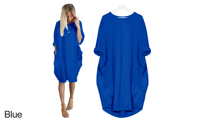Image of $23.85 for a Women's Oversized Dress (a $39.99 Value)