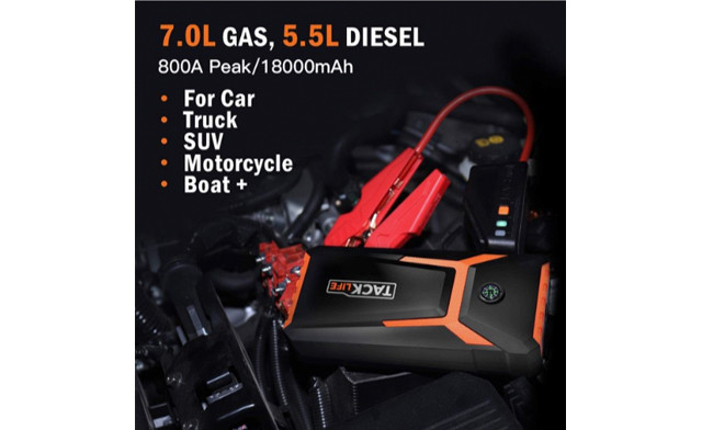 Image of $66.95 for a Tacklife Jump Starter T8 (a $159.99 Value)
