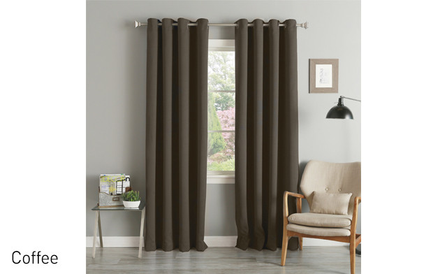 Image of $19.95 for Kayla Grommet Blackout Curtain Panel Pairs (a $74.99 Value)