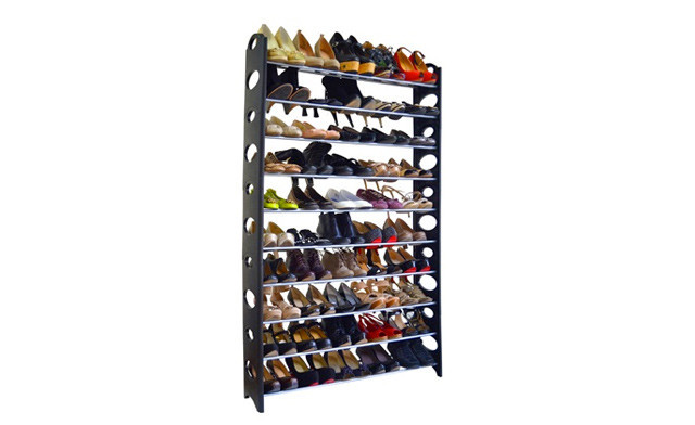Image of Up to 71% off a 20- or 50-Pair Shoe Rack 
