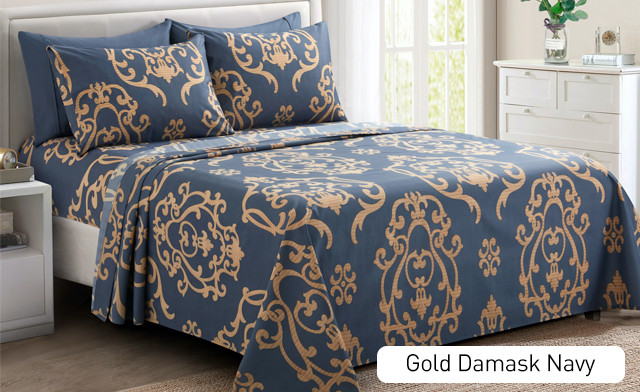 Image of Up to 75% off a 6-Piece Printed Sheet Set