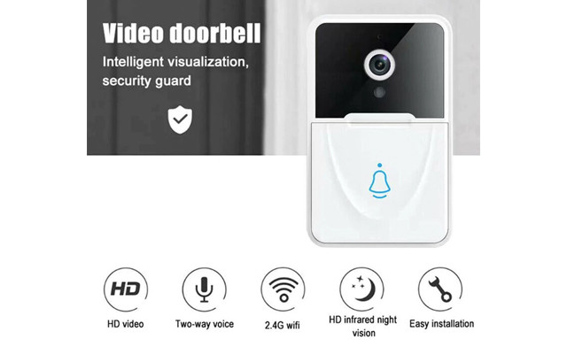 Image of $34.95 for a Wireless Smart Video Doorbell (a $104.99 Value)