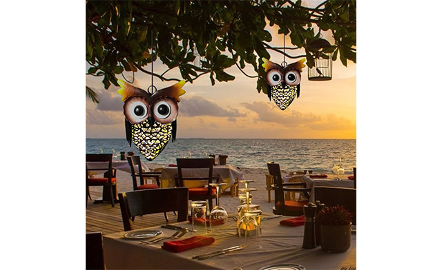 Image of $28.95 for a LED Owl Garden Decoration (a $49.50 Value)