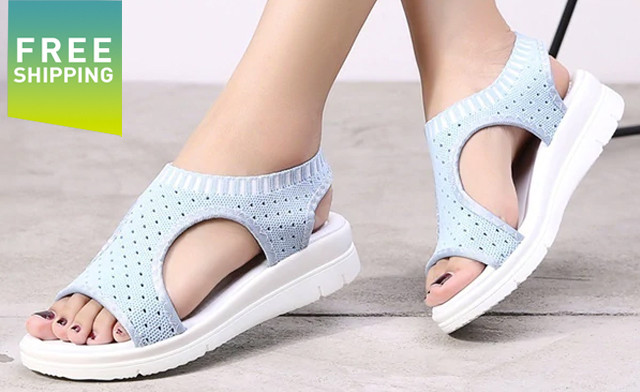 Image of $28.95 for Women's Wedge Sandals (a $68.99 Value)