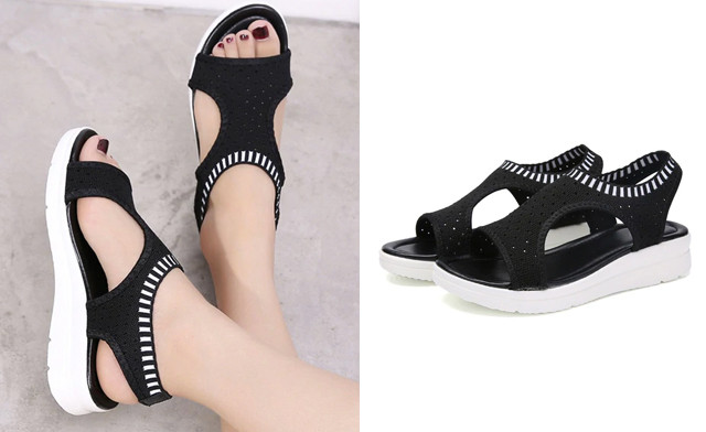 Image of $28.95 for Women's Wedge Sandals (a $68.99 Value)