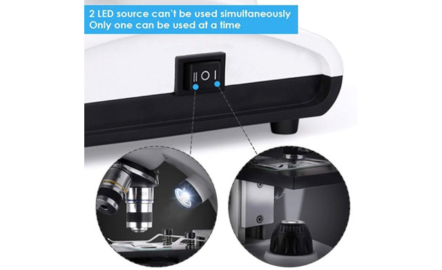 Image of $49.95 for a 40-1000X Cordless Compound Microscope (a $129.99 Value)