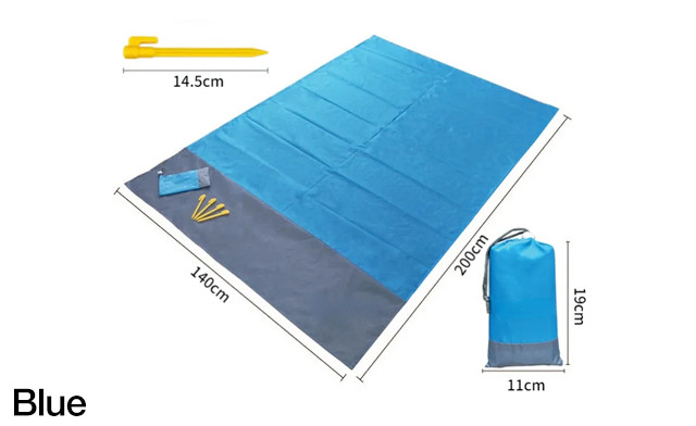 Image of $23.95 for an Outdoor Pocket Picnic Waterproof Beach Mat - 200x140cm (a $57.50 Value)