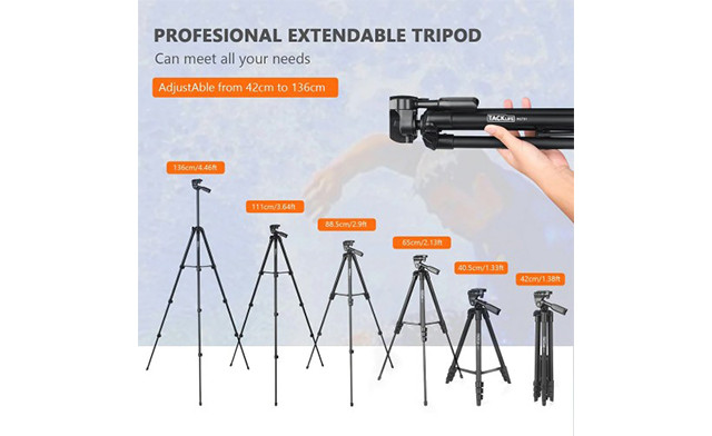Image of $20.95 for a Camera and Phone 55-Inch Tripod (a $59.99 Value)