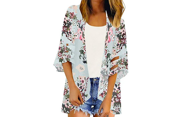 Image of $24.95 for a Kimono Cardigan (a $64.99 Value)