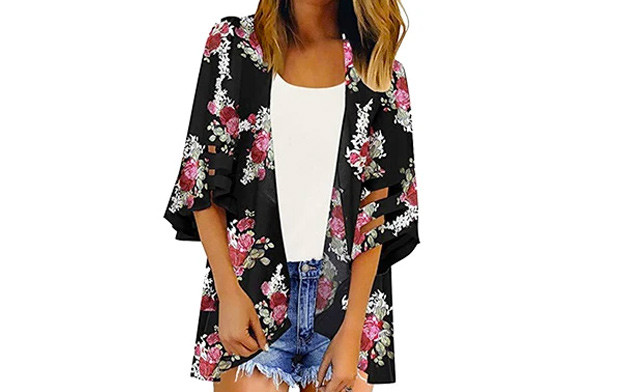Image of $24.95 for a Kimono Cardigan (a $64.99 Value)