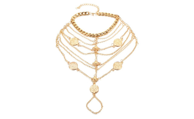 Image of $15.31 for a Boho Toe Ring Anklet (a $29.49 Value)