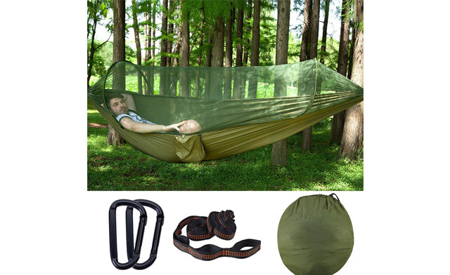 Image of $47.54 for a Portable Hammock w/ Mosquito Net (a $110 Value)