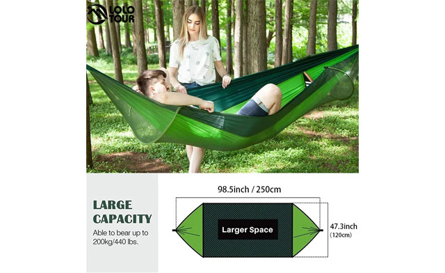 Image of $47.54 for a Portable Hammock w/ Mosquito Net (a $110 Value)