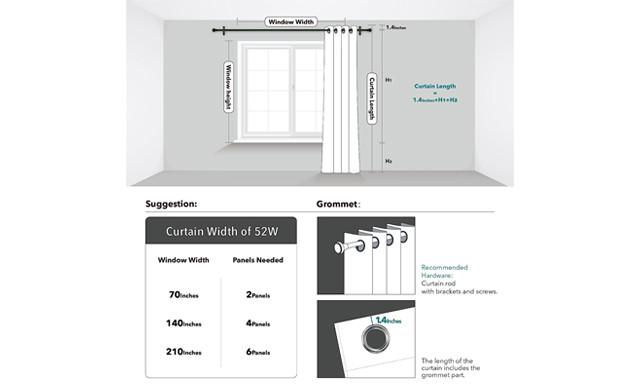 Image of $16.95 for Blackout Curtain Panels - 2 Panels (an $80 Value)