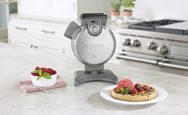 Image of $44.95 for a Cuisinart Vertical Waffle Maker - Refurbished (a $129.99 Value)