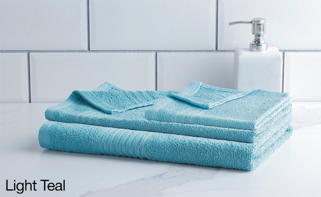 Image of $21.95 for a 3-Piece Cotton Single Ply Towel Set (a $48.99 Value)