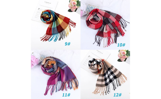 Image of $24.95 for a Plaid Blanket Scarf (a $64.99 Value)