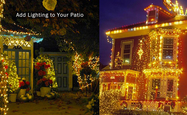 Image of $25 for 100 LED Outdoor Solar String Lights - 12 Meters (an $84 Value)