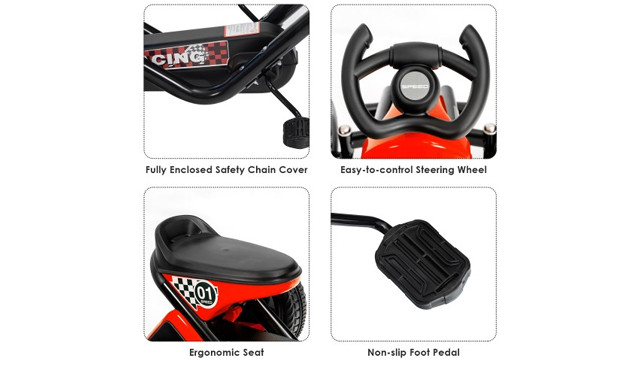 Image of $84.95 for a Kid's 4-Wheel Pedal Go Kart (a $199.99 Value)