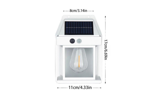 Image of $24.95 for a Solar Power Outdoor Wall Light (a $42 Value)