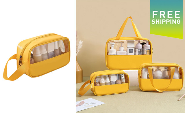 Image of $24.95 for a 3-Piece Hanging Toiletry Bag Set (a $63 Value)