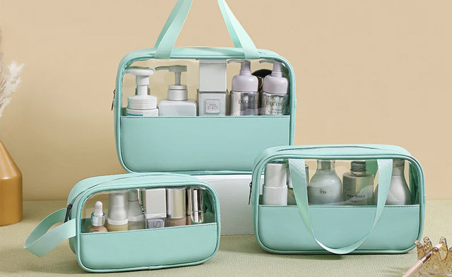 Image of $24.95 for a 3-Piece Hanging Toiletry Bag Set (a $63 Value)