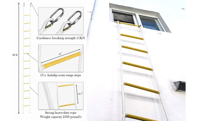 Image of $39.99 for a Fire Escape Rope Ladder (a $99.88 Value)