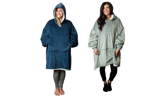 Image of $35 for a Ultra Plush Blanket Hoodie (a $72 Value)