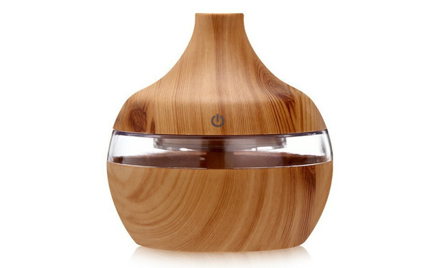 Image of Up to 54% off a Wood Grain Humidifier