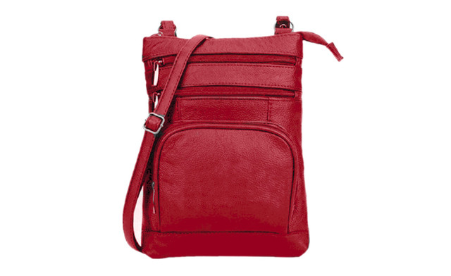 Image of Up to 61% off a Leather Crossbody Purse Bag