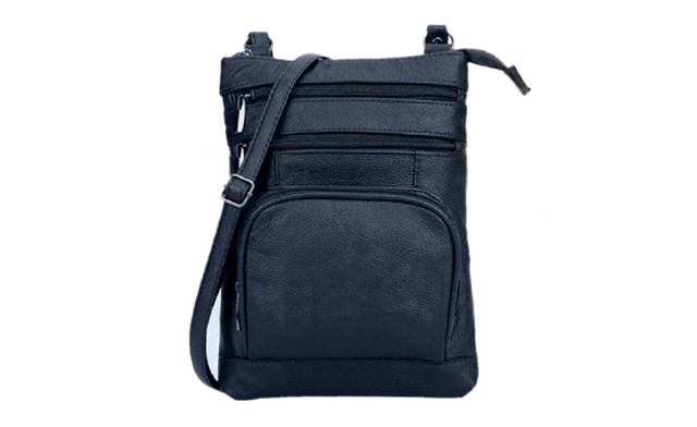 Image of Up to 61% off a Leather Crossbody Purse Bag