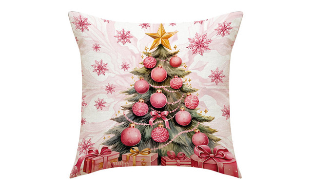 Image of $30 for a 4-Pack of Christmas Cushion Covers (a $56 Value)