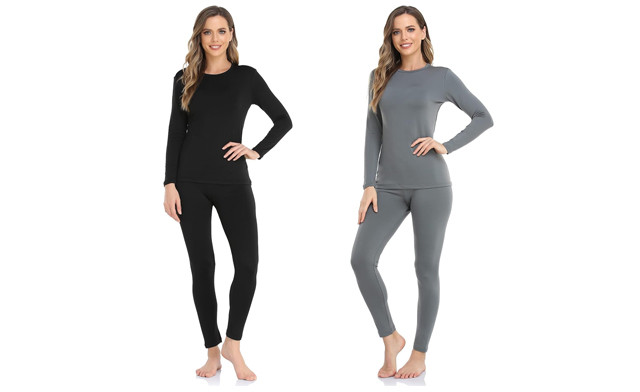 Image of $28.95 for a Women's Thermal Underwear Set (a $55 Value)