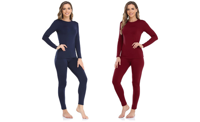 Image of $28.95 for a Women's Thermal Underwear Set (a $55 Value)