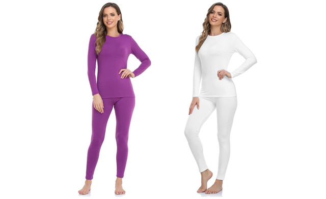 Image of $28.95 for a Women's Thermal Underwear Set (a $55 Value)