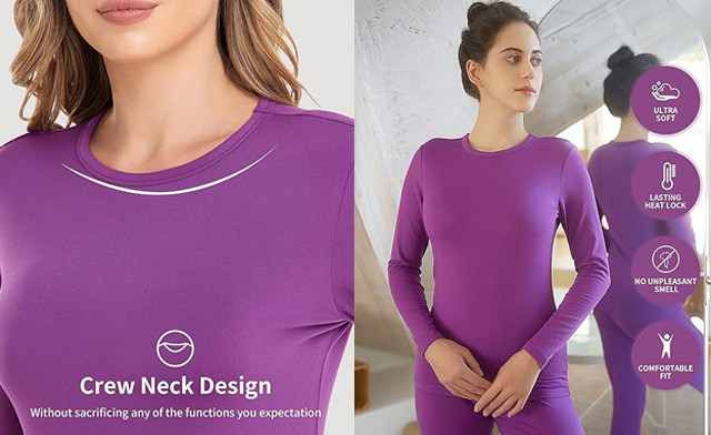 Image of $28.95 for a Women's Thermal Underwear Set (a $55 Value)