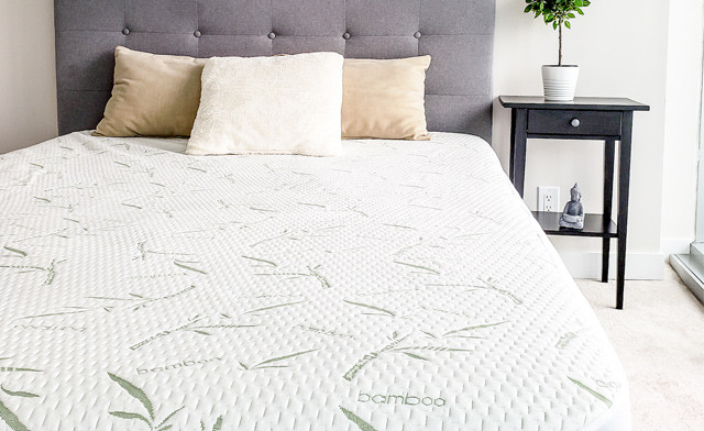 Image of Up to 73% off a Waterproof Bamboo Mattress Protector 