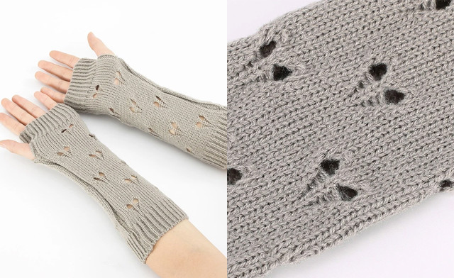 Image of $15.95 for a Pair of Women's Crochet Arm Warmers (a $34.99 Value)
