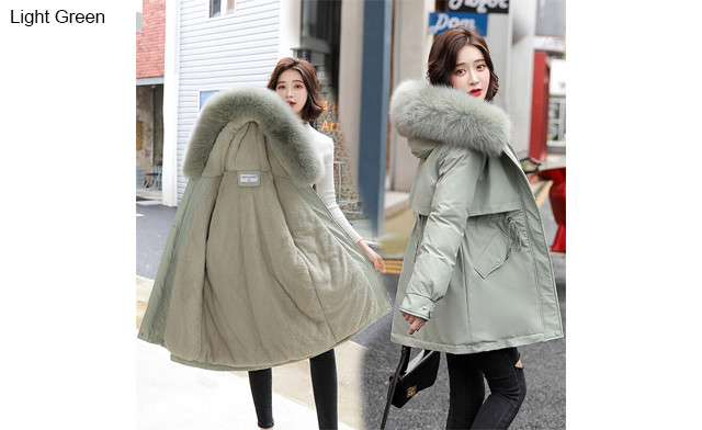 Image of $64.95 for a Women's Winter Coat with Fur Collar (a $134.99 Value)