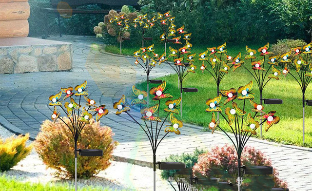 Image of $24.95 for a Solar Butterfly Lamp - 2 Pieces (a $52.98 Value)