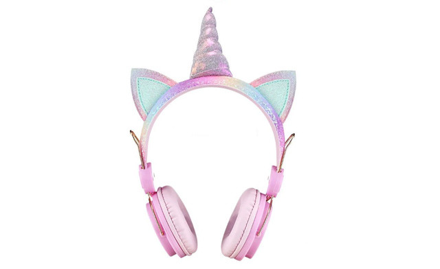 Image of $25.95 for a Kids Unicorn Wired Headset with Microphone (a $59.99 Value)