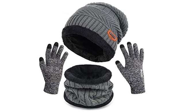 Image of $24.95 for a 3-Piece Winter Knitted Hat, Scarf & Gloves Set (a $59.99 Value)