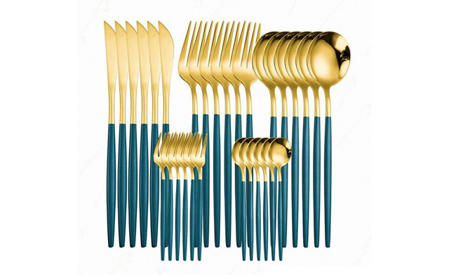 Image of $45 for a 30-Piece Stainless Steel Cutlery Set (a $119 Value)