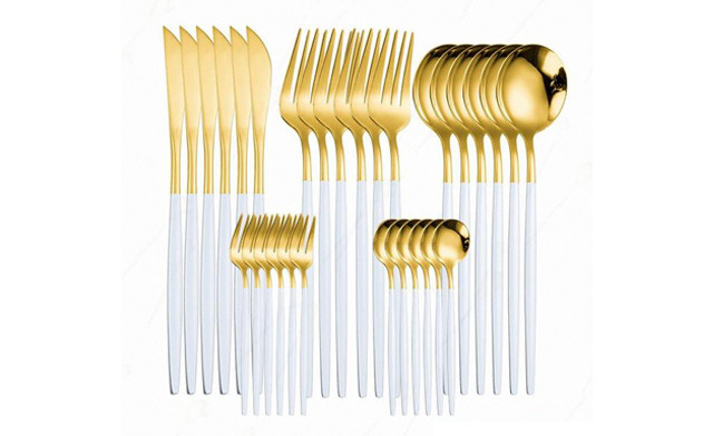 Image of $45 for a 30-Piece Stainless Steel Cutlery Set (a $119 Value)