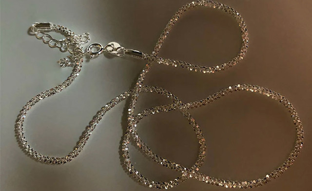 Image of $22.95 for a S925 Sterling Silver Sparkling Chain (a $39.99 Value)